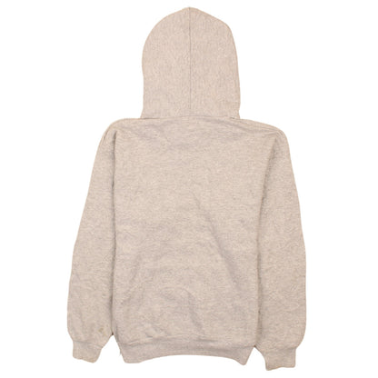 Back view of Disney Parks girls’ grey mickey mouse pullover hoodie youth large cotton blend