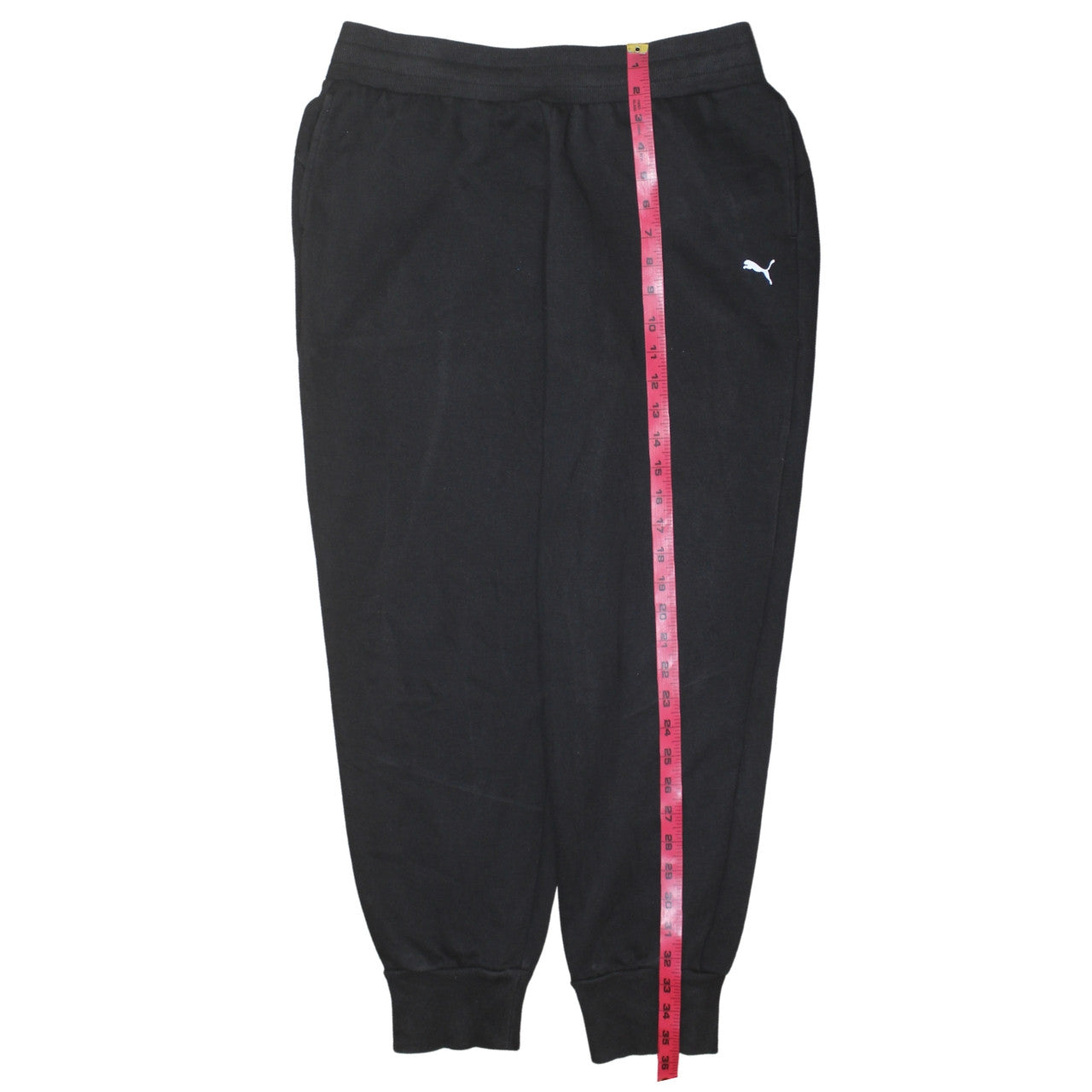 Puma Men's Black Fleece Jogger Sweatpants Size M
