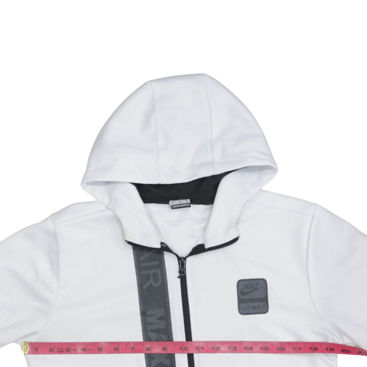 Nike Men White Air Max Hoodie M Pullover 1/4 Zip Sportswear