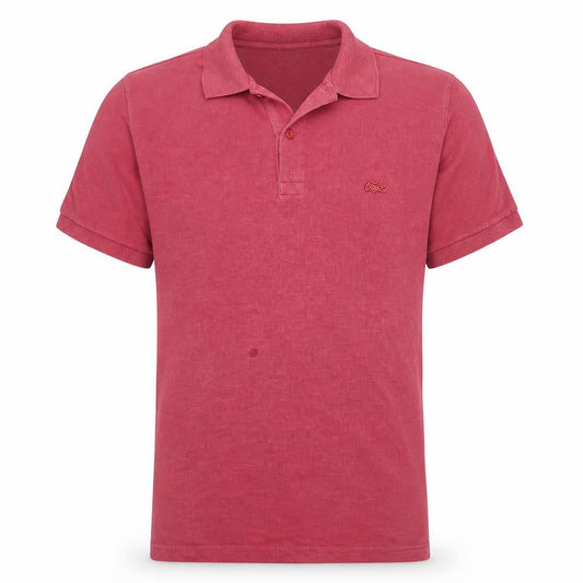 Lacoste Men's Red Slim Fit Cotton Short Sleeve Polo Shirt S