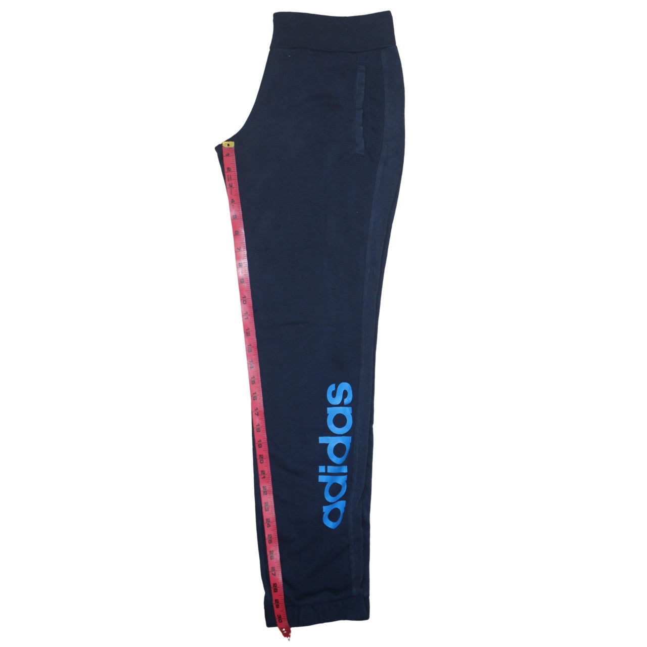 Adidas Women's Blue Track Pants S Regular Fit Sports Joggers