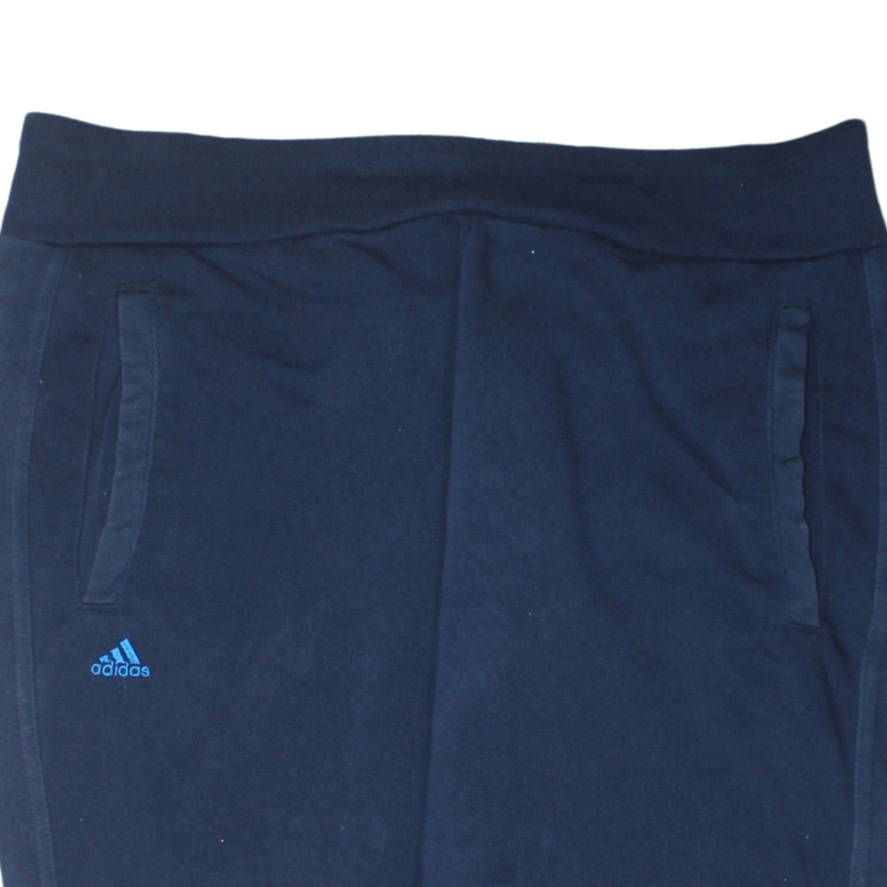 Adidas Women's Blue Track Pants S Regular Fit Sports Joggers