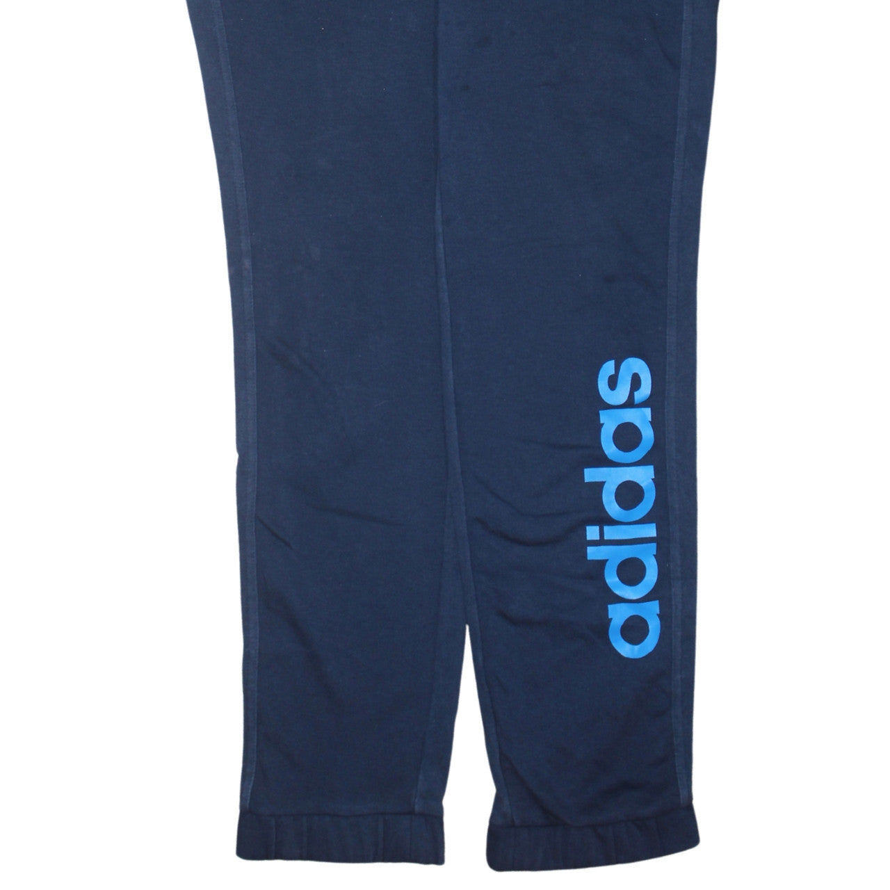 Adidas Women's Blue Track Pants S Regular Fit Sports Joggers