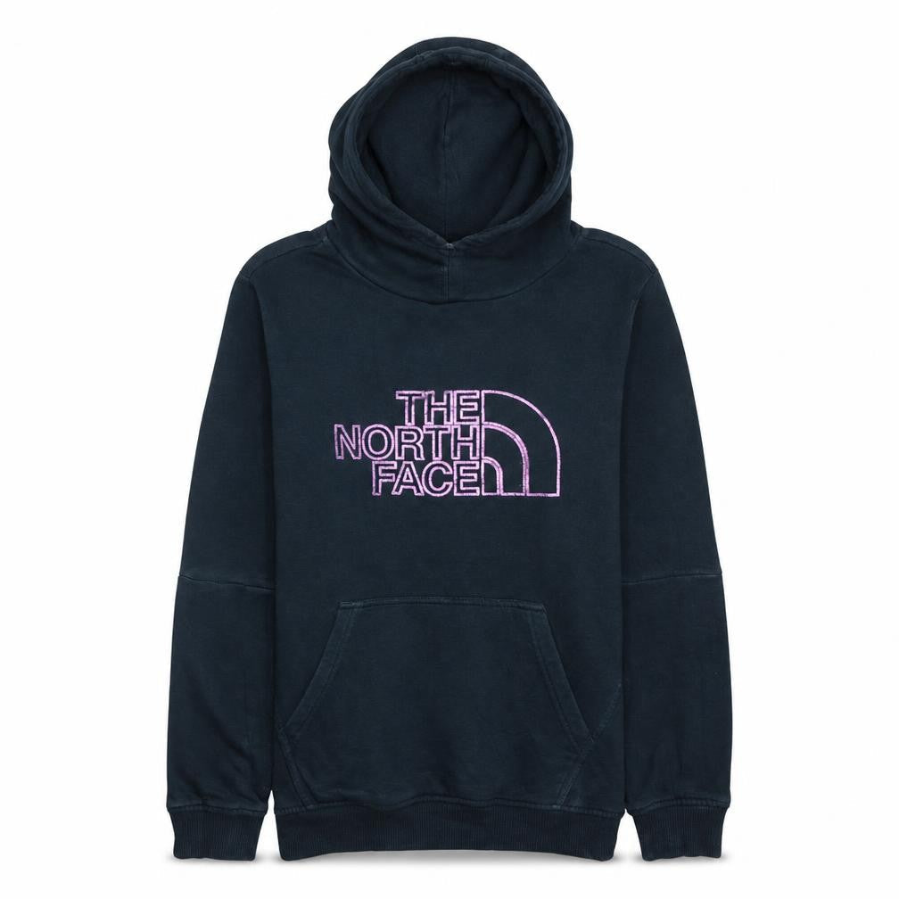 The North Face Boys Black Pullover Hoodie L Embroidered Logo Sweatshirt