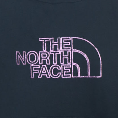 Additional view of The North Face boys’ black pullover hoodie l embroidered logo sweatshirt
