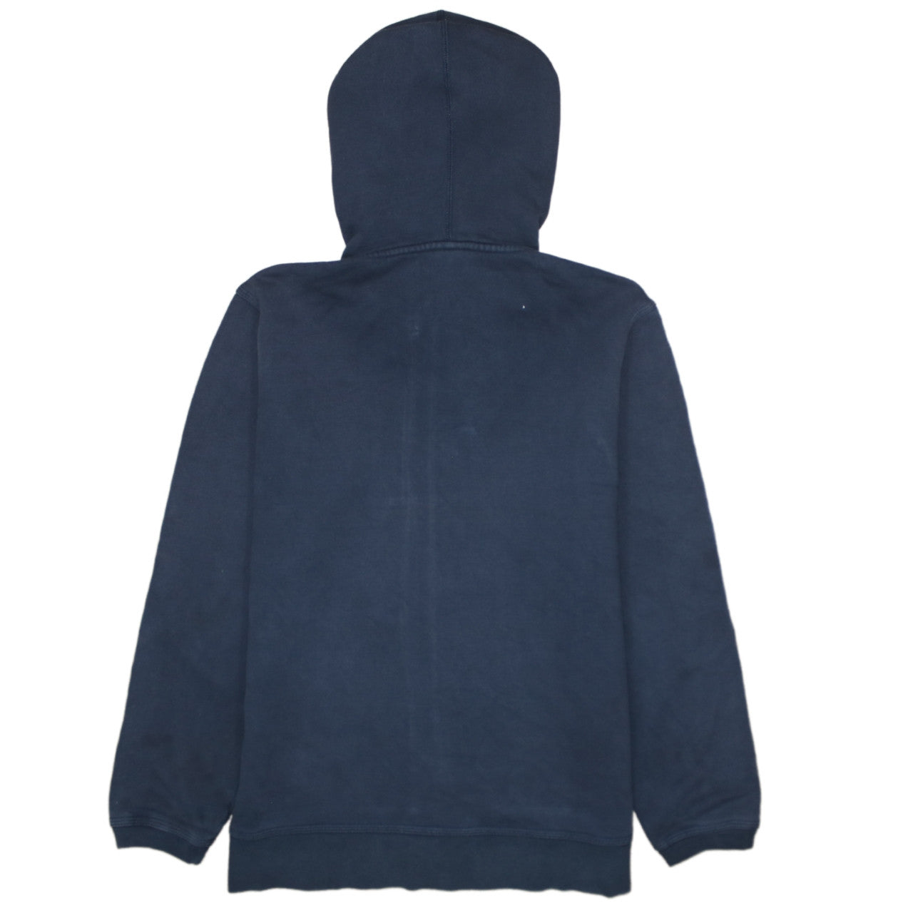 Nike Mens Blue Full Zip Hoodie Size M Cotton Fleece Sweatshirt