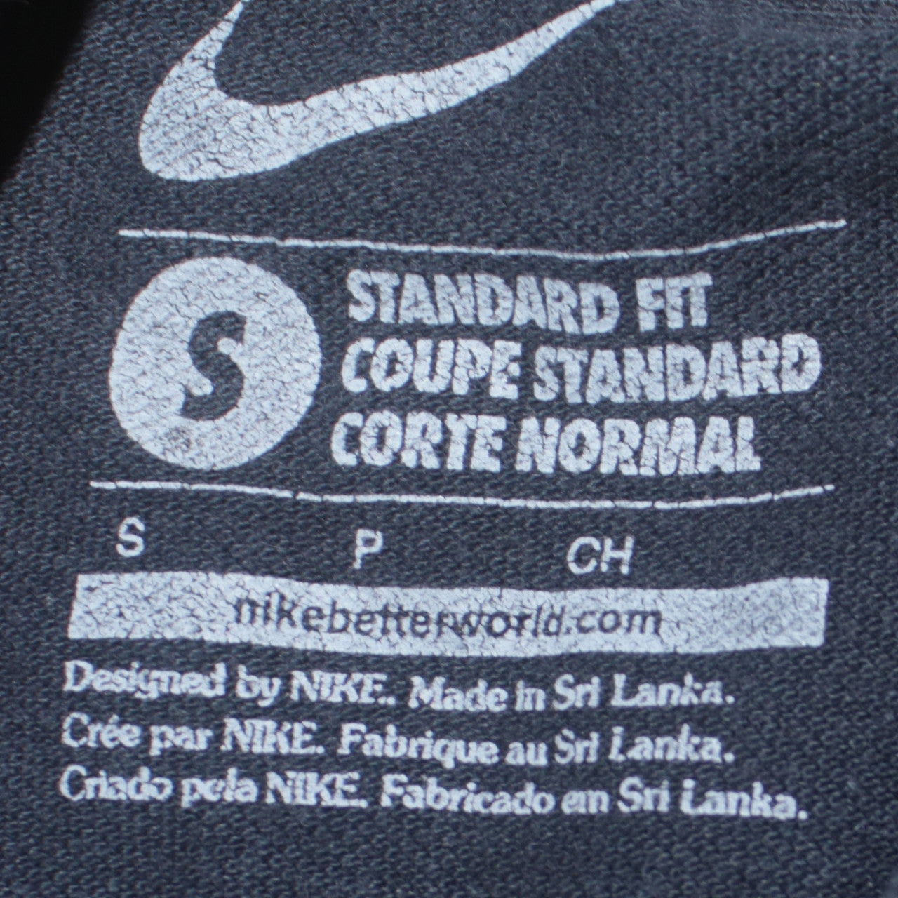 Nike Men's Black Cotton Polo Shirt Size S Standard Fit