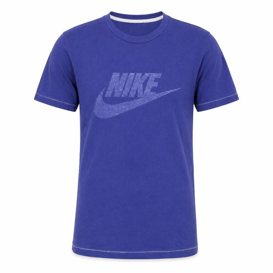 Nike Men's Blue Graphic Logo Sportswear T-Shirt Size M