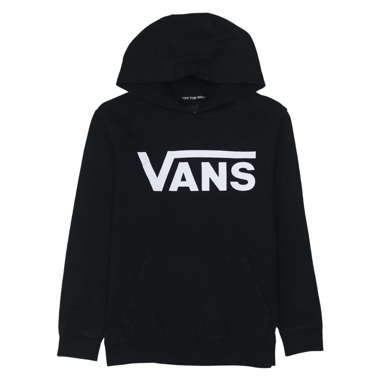 Vans Womens Black Large Pullover Hoodie Sweatshirt Cotton