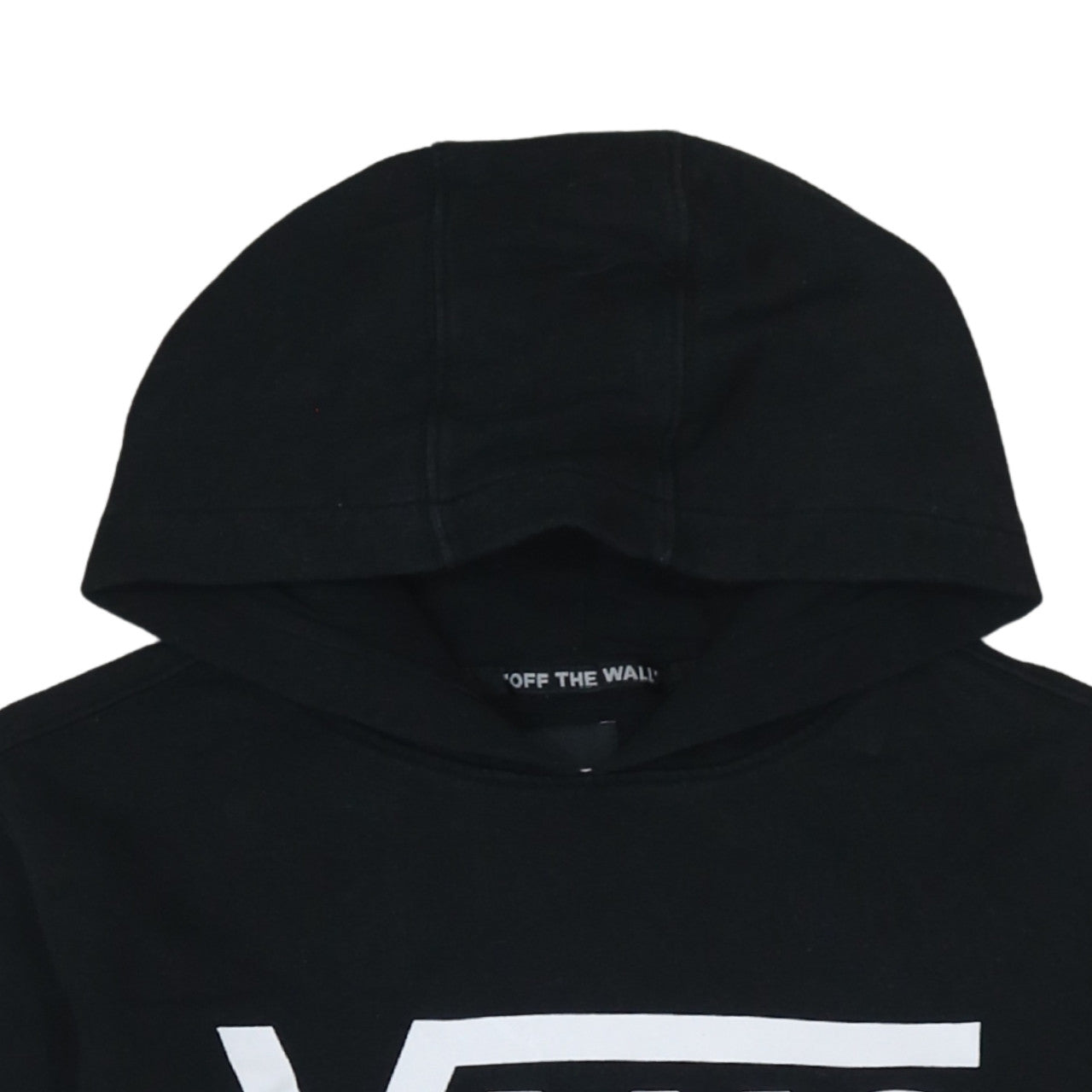 Vans Womens Black Large Pullover Hoodie Sweatshirt Cotton