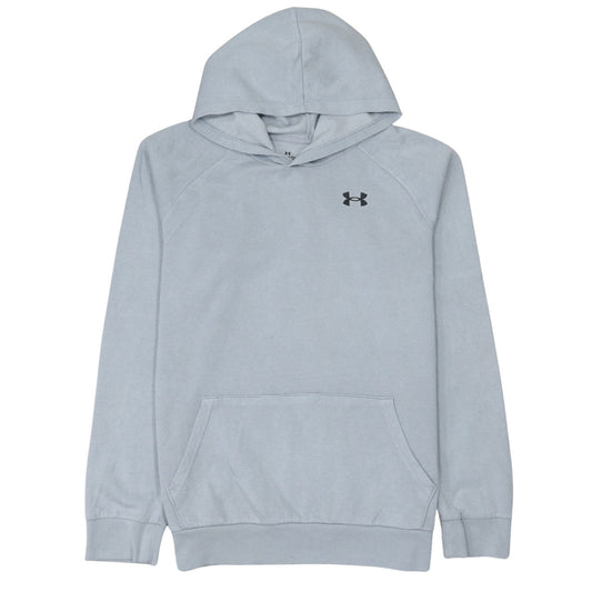 Under Armour Boys Grey Pullover Hoodie M - Fleece Sports Sweatshirt