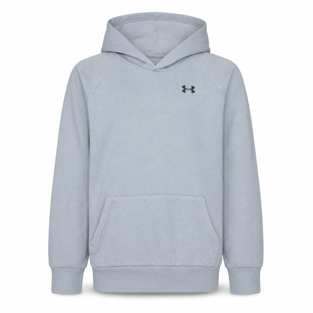 Under Armour Boys Grey Pullover Hoodie M - Fleece Sports Sweatshirt