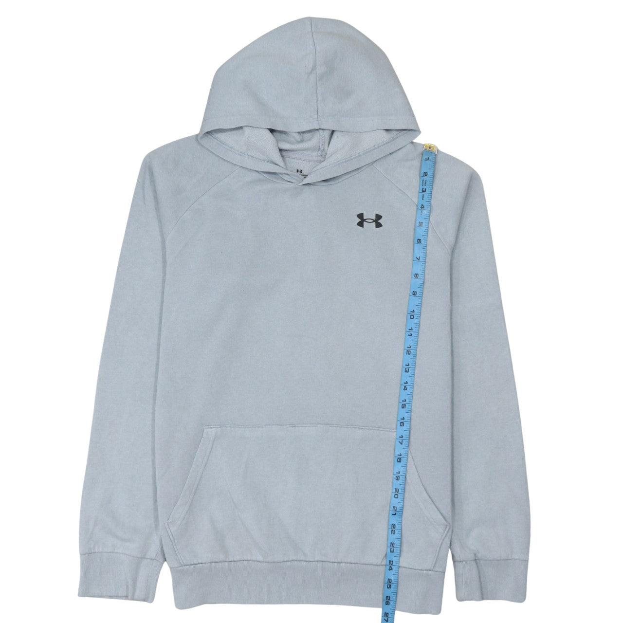 Under Armour Boys Grey Pullover Hoodie M - Fleece Sports Sweatshirt