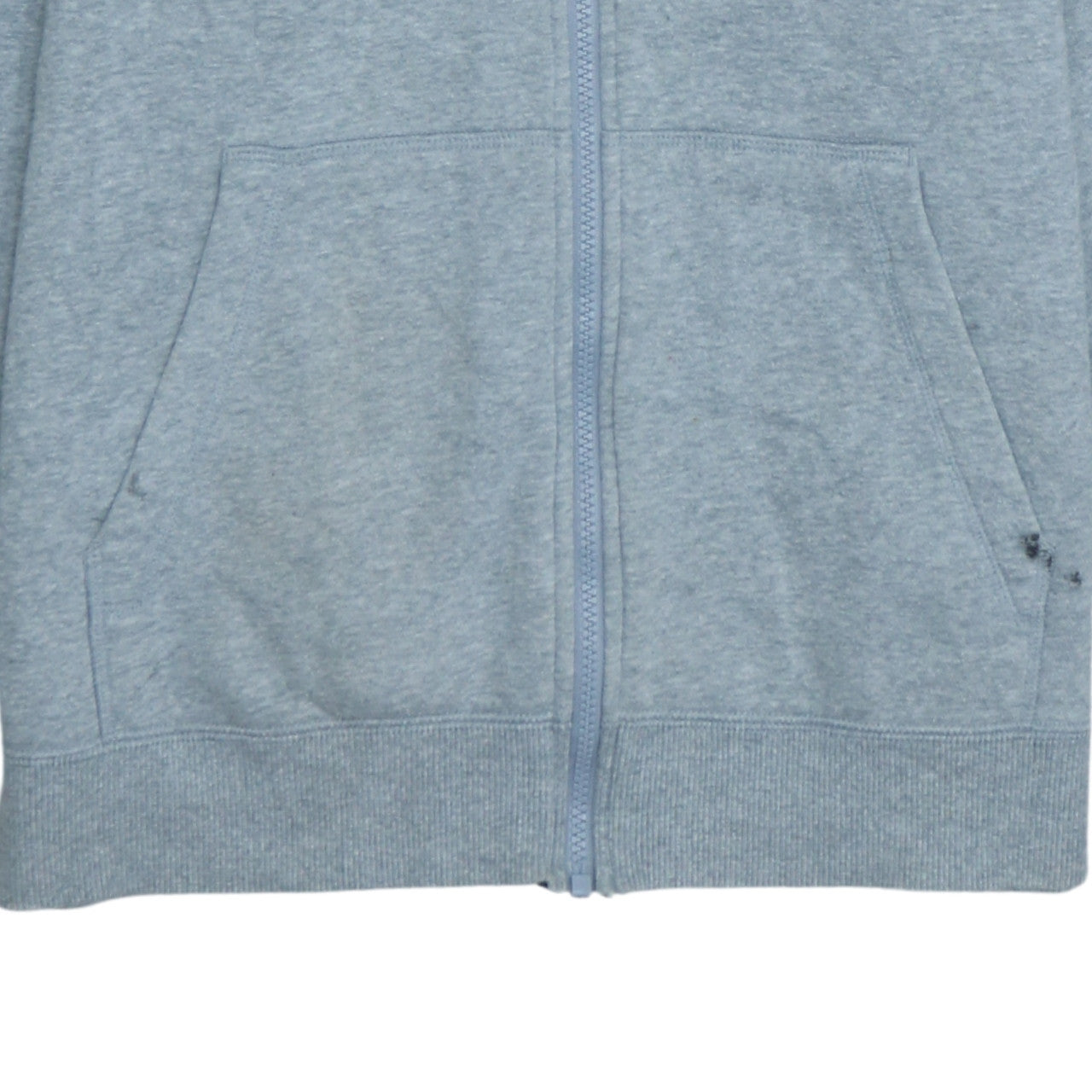 Under Armour Mens Grey Full Zip Hoodie Size M Relaxed Fit Sportswear