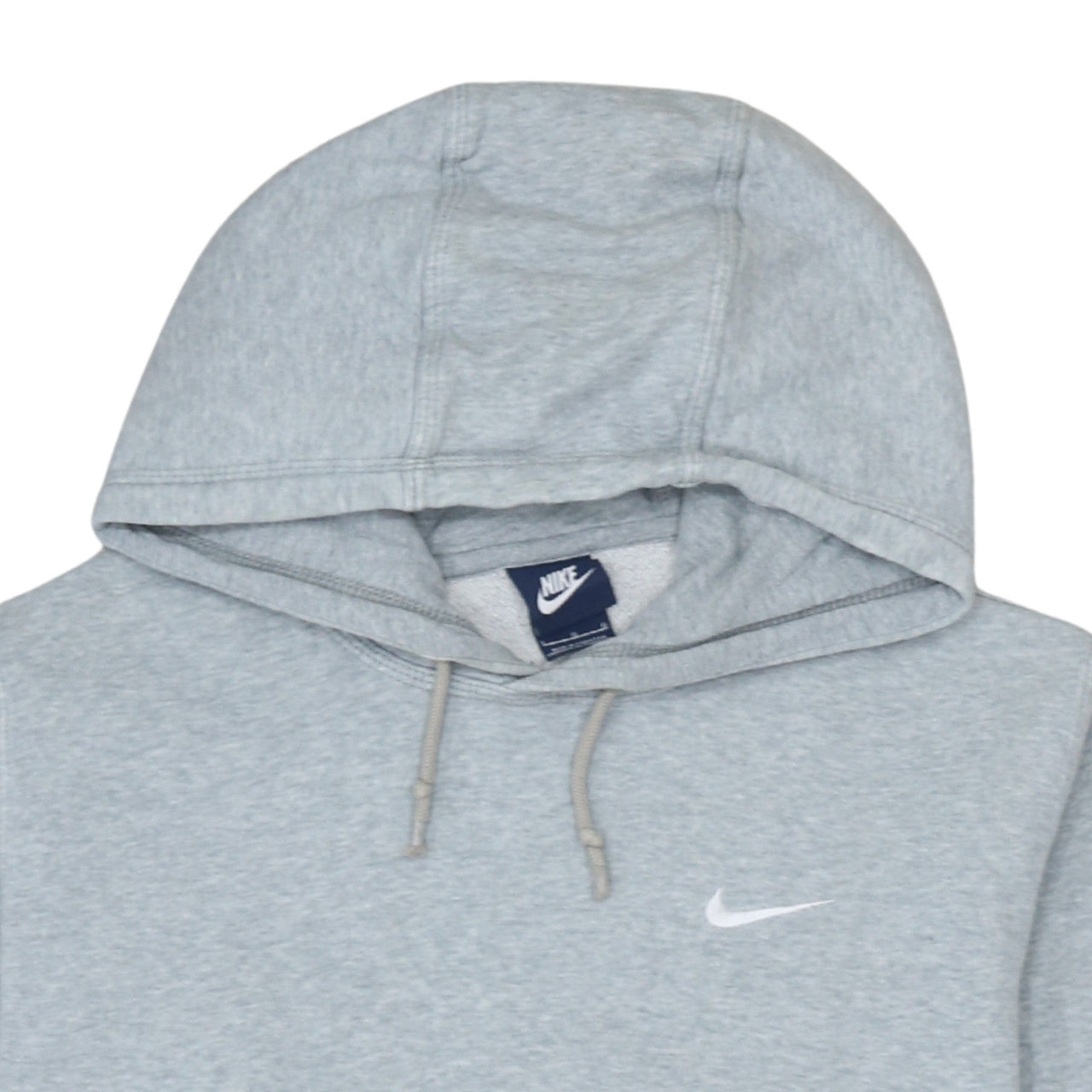 Nike Mens Grey L Pullover Hoodie Fleece Regular Fit Sweatshirt
