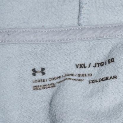 Under Armour Mens Grey XL Pullover Hoodie ColdGear Fleece
