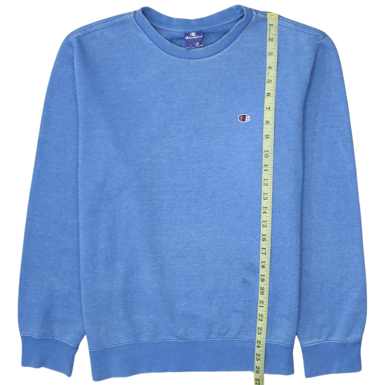 Champion Men's Blue Crew Neck Pullover Sweatshirt Large
