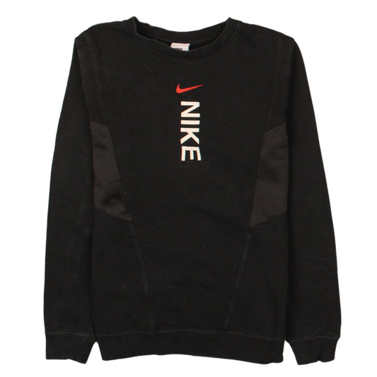 Nike Boys Black XL Pullover Fleece Sweatshirt with Logo Graphic