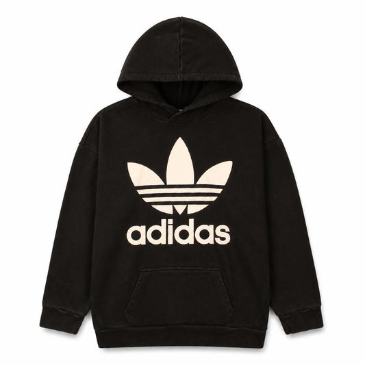 Adidas Men's Black XS Pullover Hoodie with Trefoil Logo