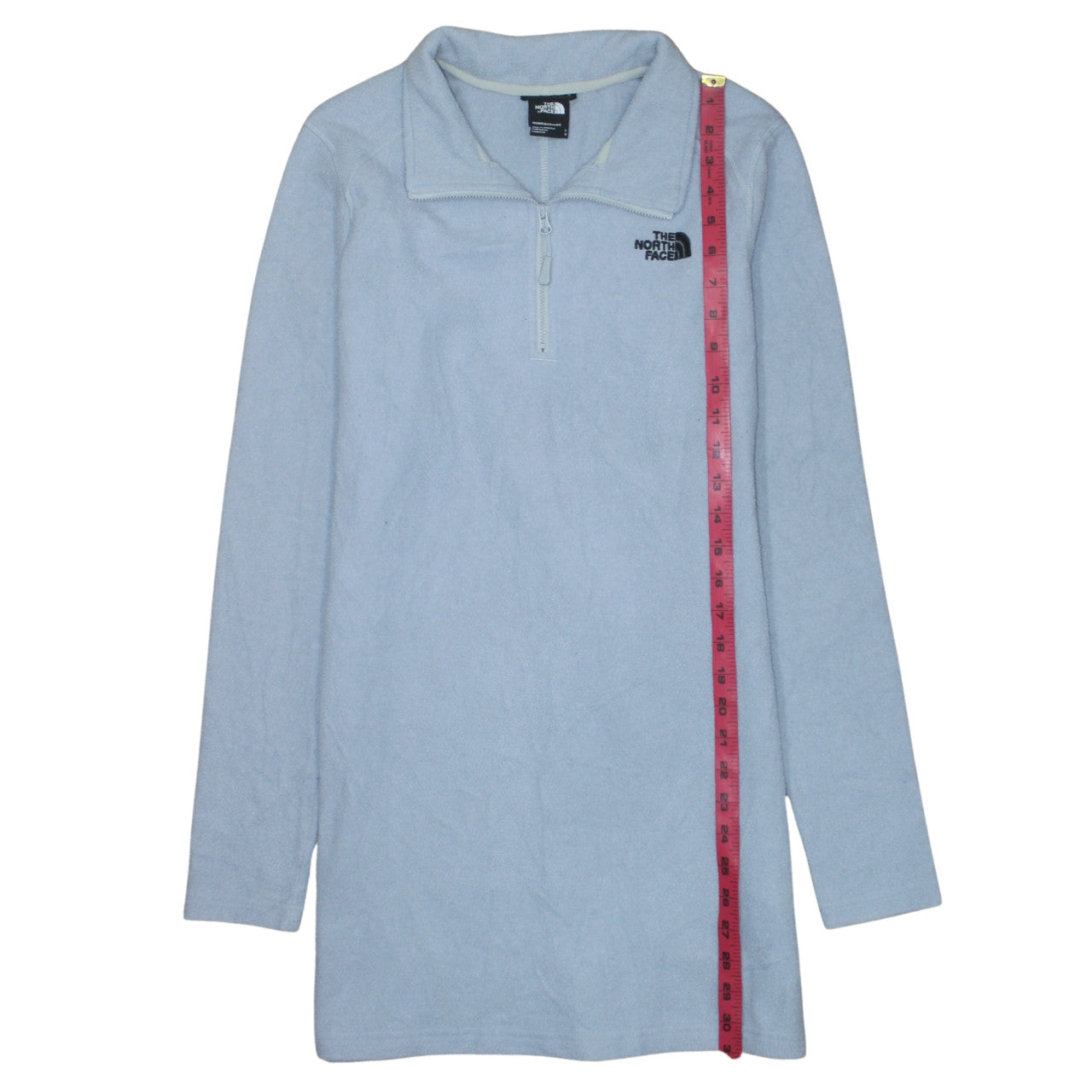 The North Face Womens Light Blue Fleece Pullover Sweatshirt L
