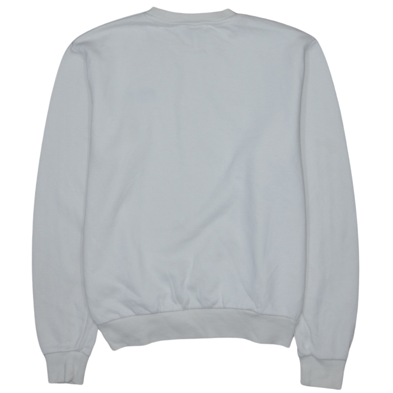 FILA Womens White XS Crew Neck Pullover Logo Sweatshirt
