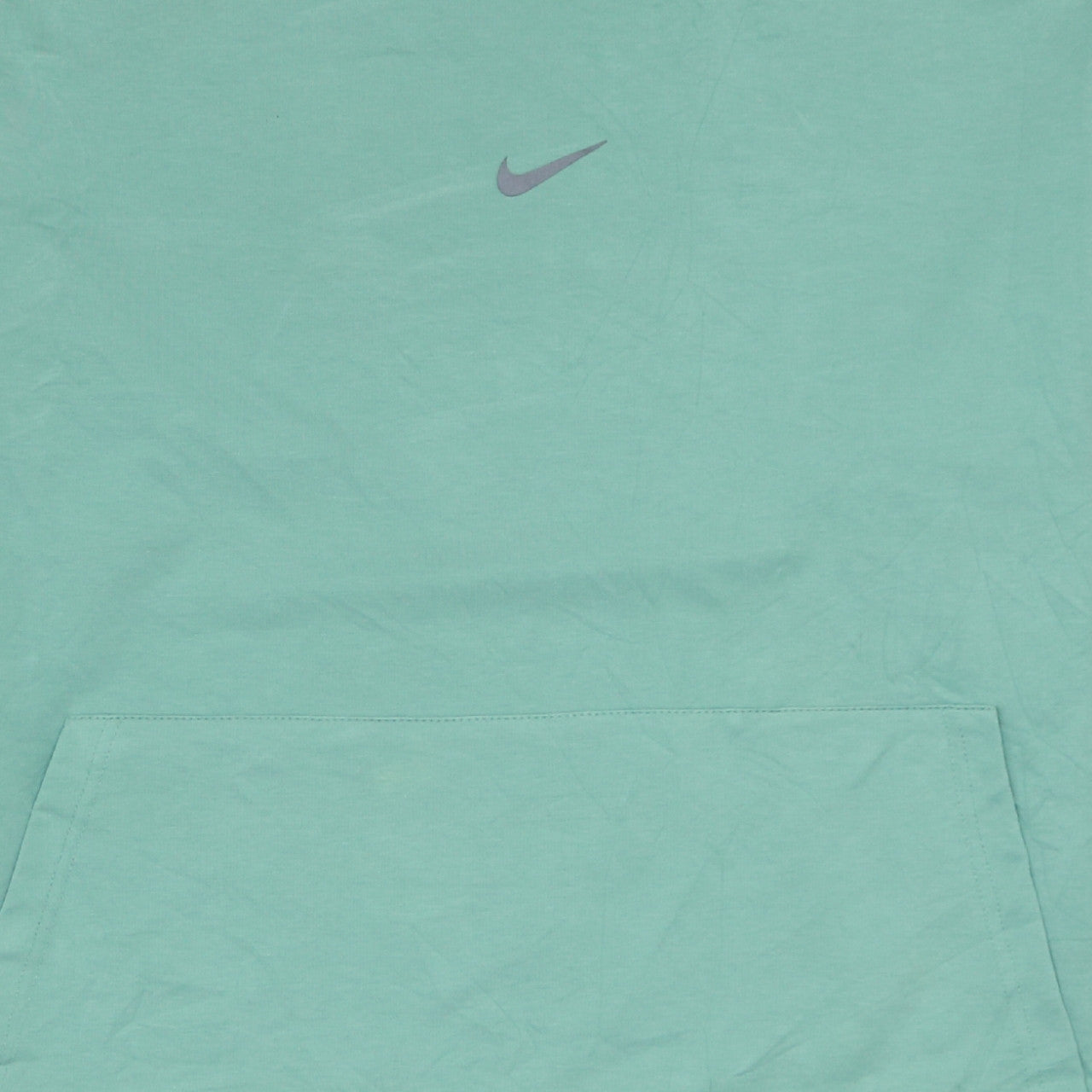 Nike Men Green Pullover Hoodie M Regular Fit Lightweight Sportswear