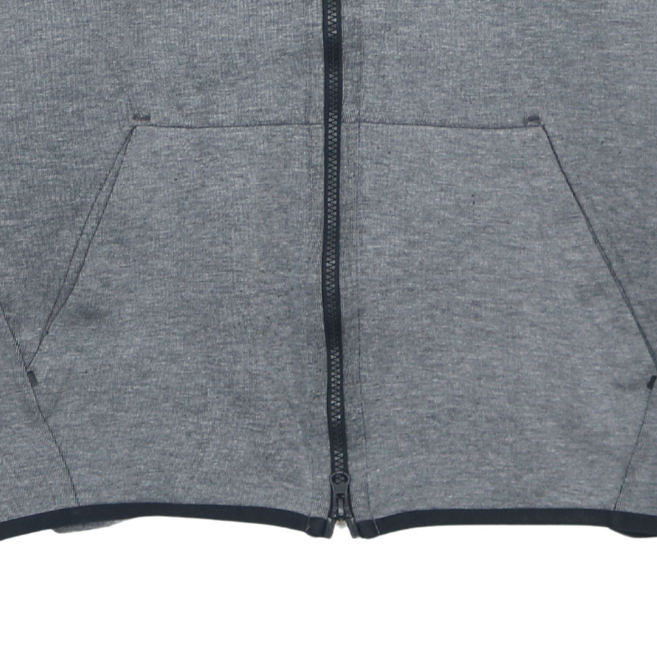 Nike Mens Grey Full Zip Hoodie L Sportswear Fleece Jacket