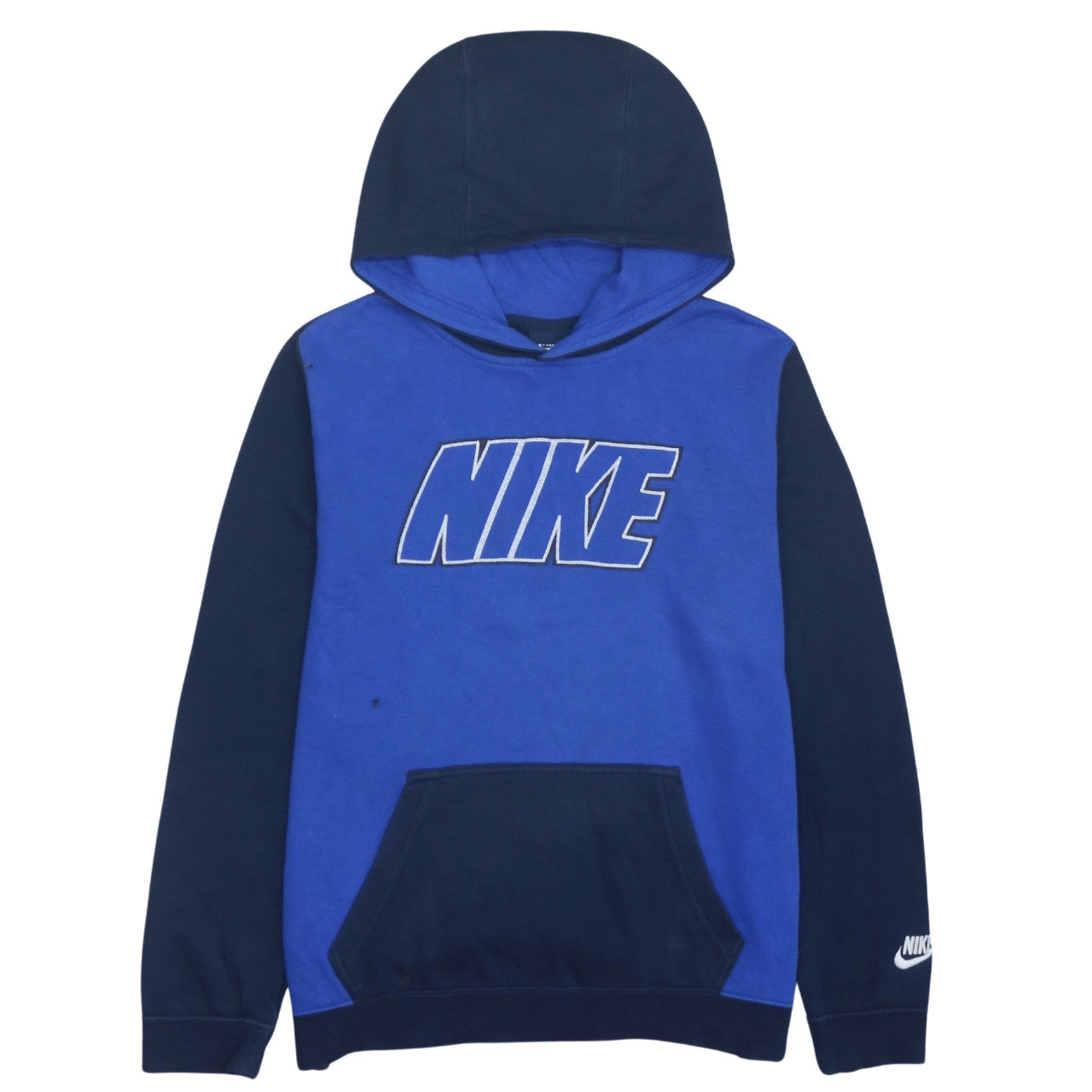 Nike Boys Blue Pullover Hoodie XL 13-15 Years Graphic Logo Fleece