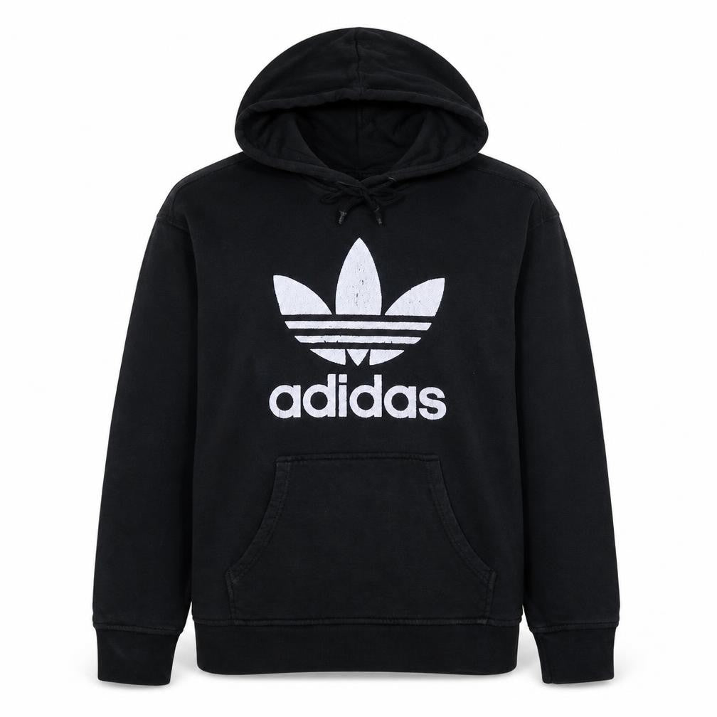 Adidas Women's Black Hoodie UK 12 Pullover Hooded Sweatshirt