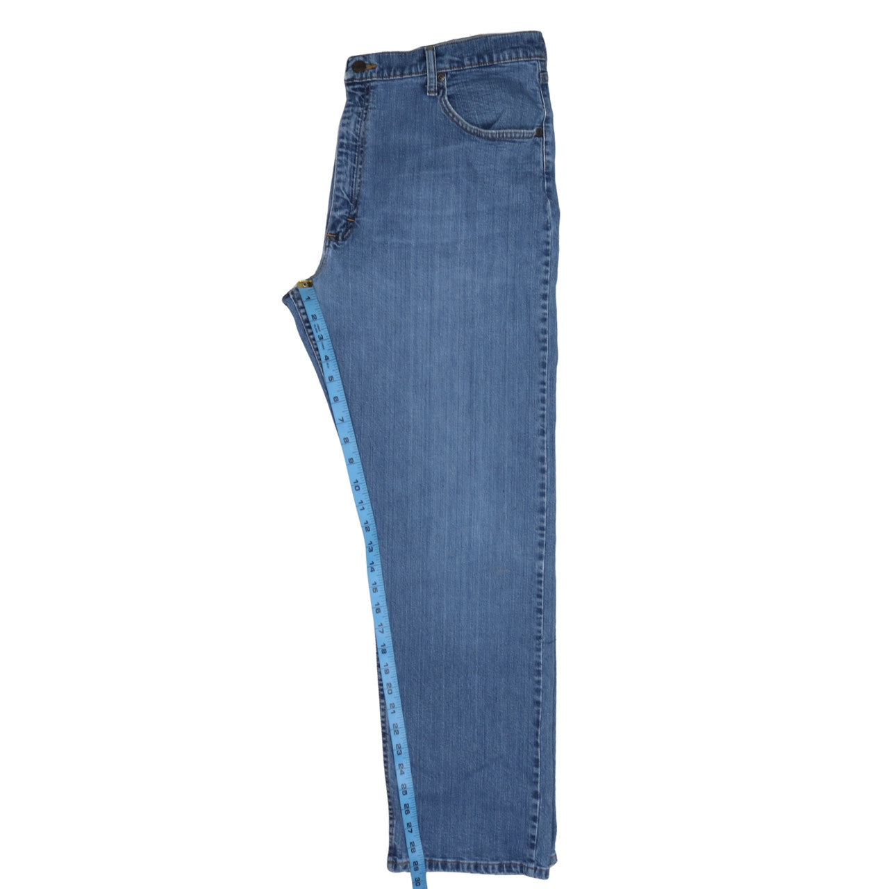 Wrangler Men's Blue Relaxed Fit Straight Denim Jeans 38W x 30L