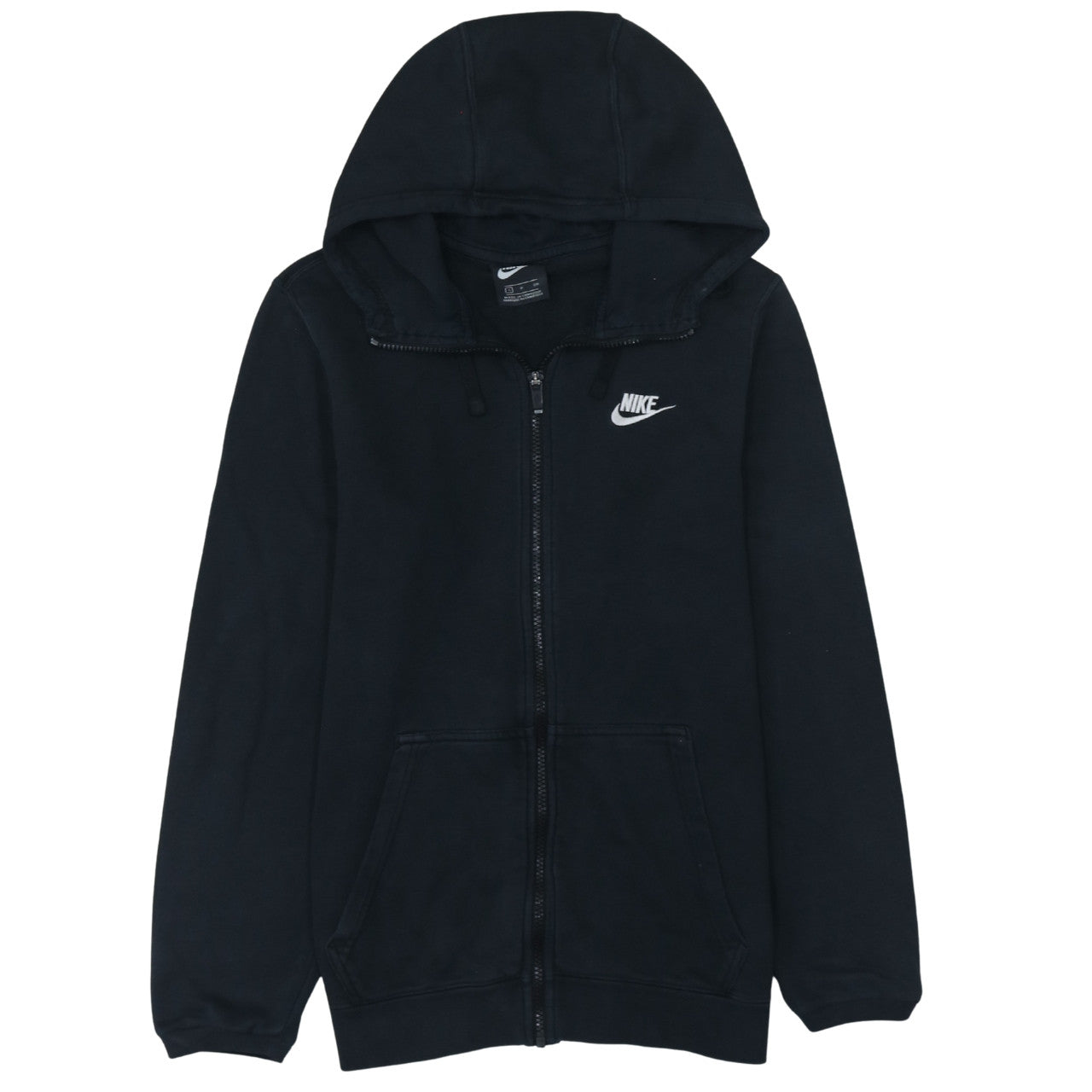 Nike Men's Black Full Zip Hoodie Sweatshirt Size S