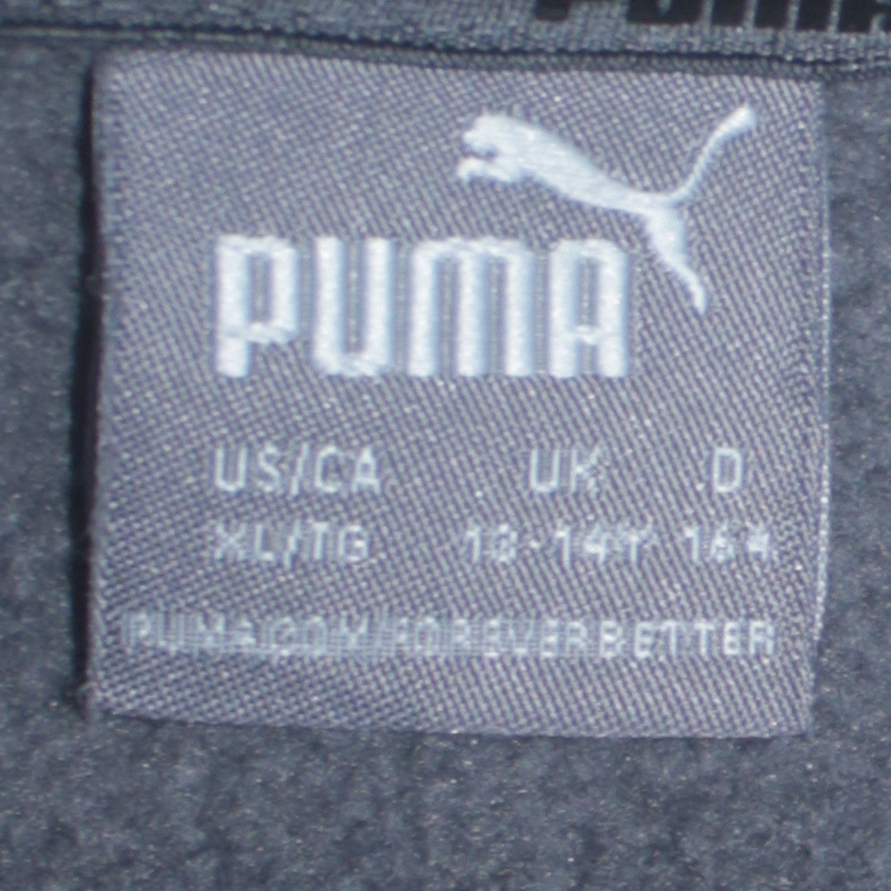 Puma Boys Grey Crew Neck Logo Sweatshirt 13-14 Years Cotton Blend