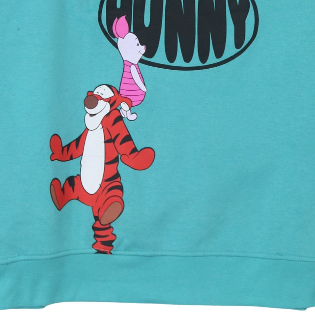 Disney Primark Women Teal Winnie the Pooh Pullover Hoodie Size 12/14