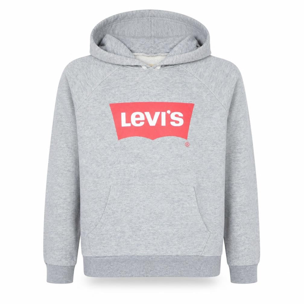 Levi's Boys Grey Pullover Logo Hoodie Size 16 Years Regular Fit