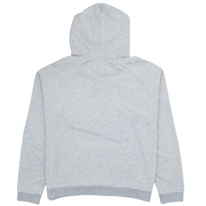 Back view of Levi's boys’ grey pullover logo hoodie, size 16, years regular fit
