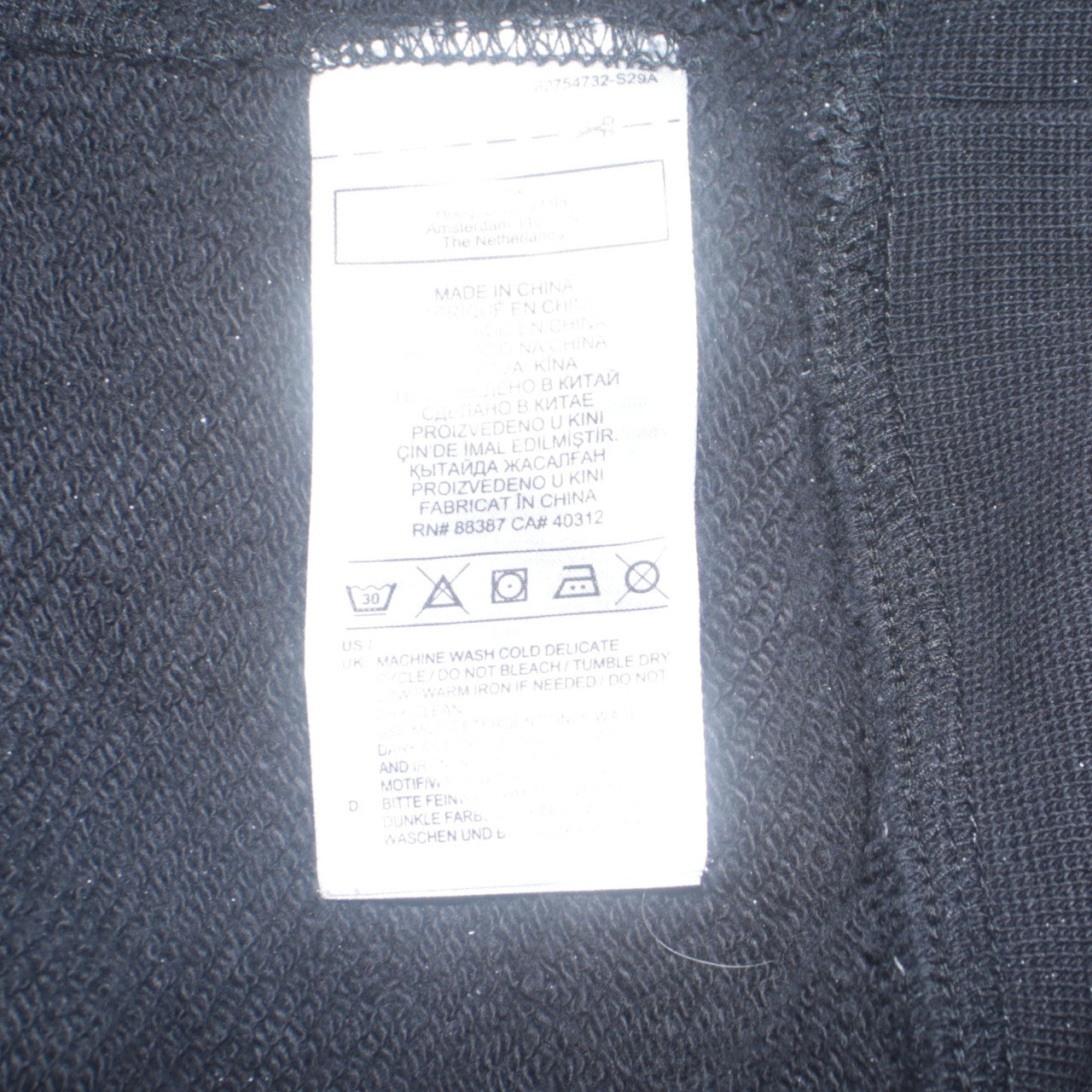 Adidas Women Black Crew Neck Pullover Sweatshirt Size 8