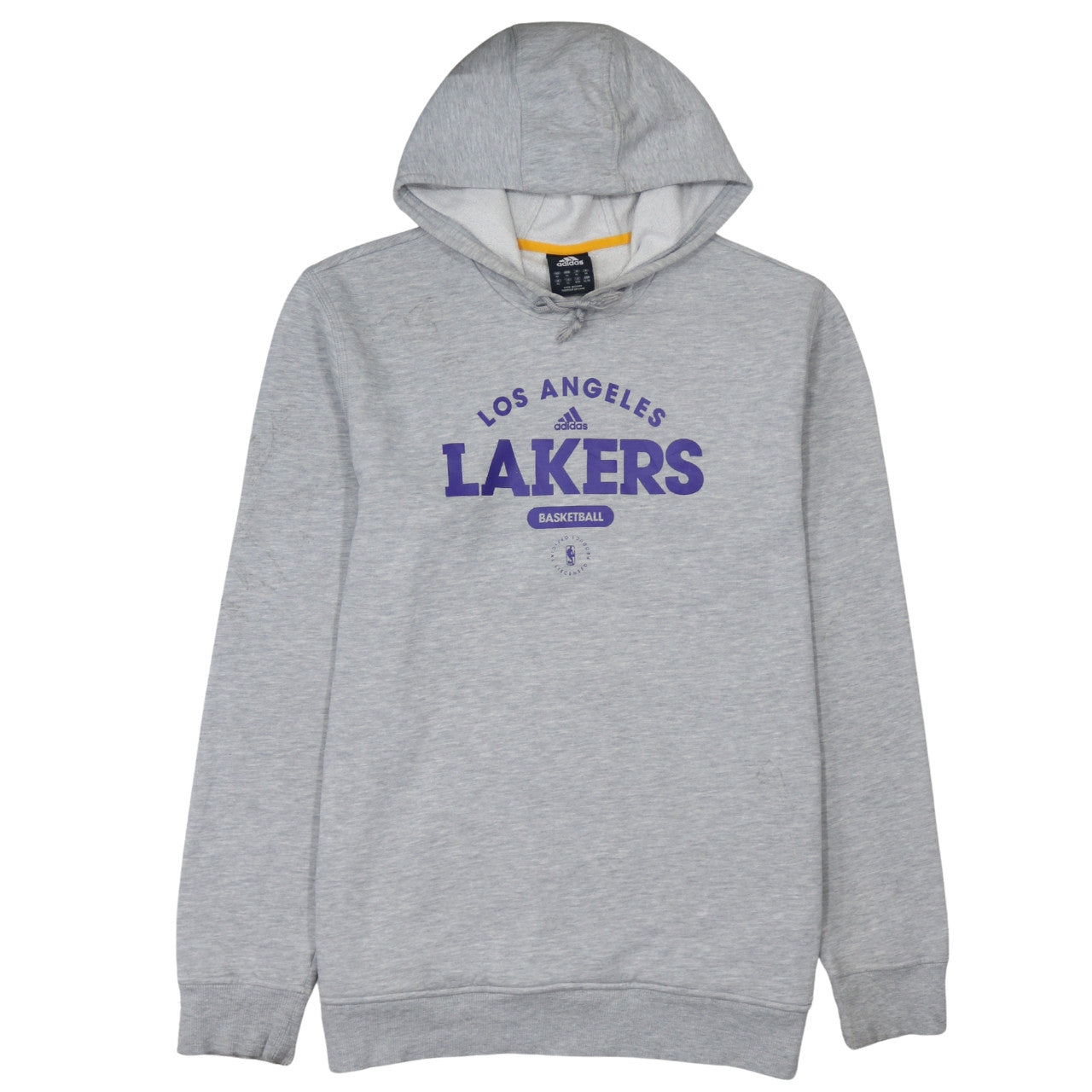 Adidas Men's Grey Los Angeles Lakers XL Pullover Hoodie