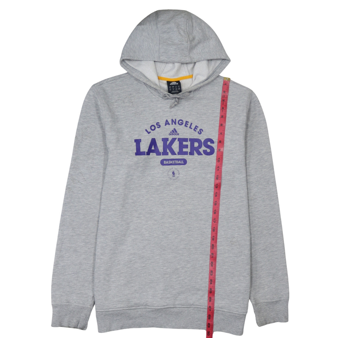 Adidas Men's Grey Los Angeles Lakers XL Pullover Hoodie