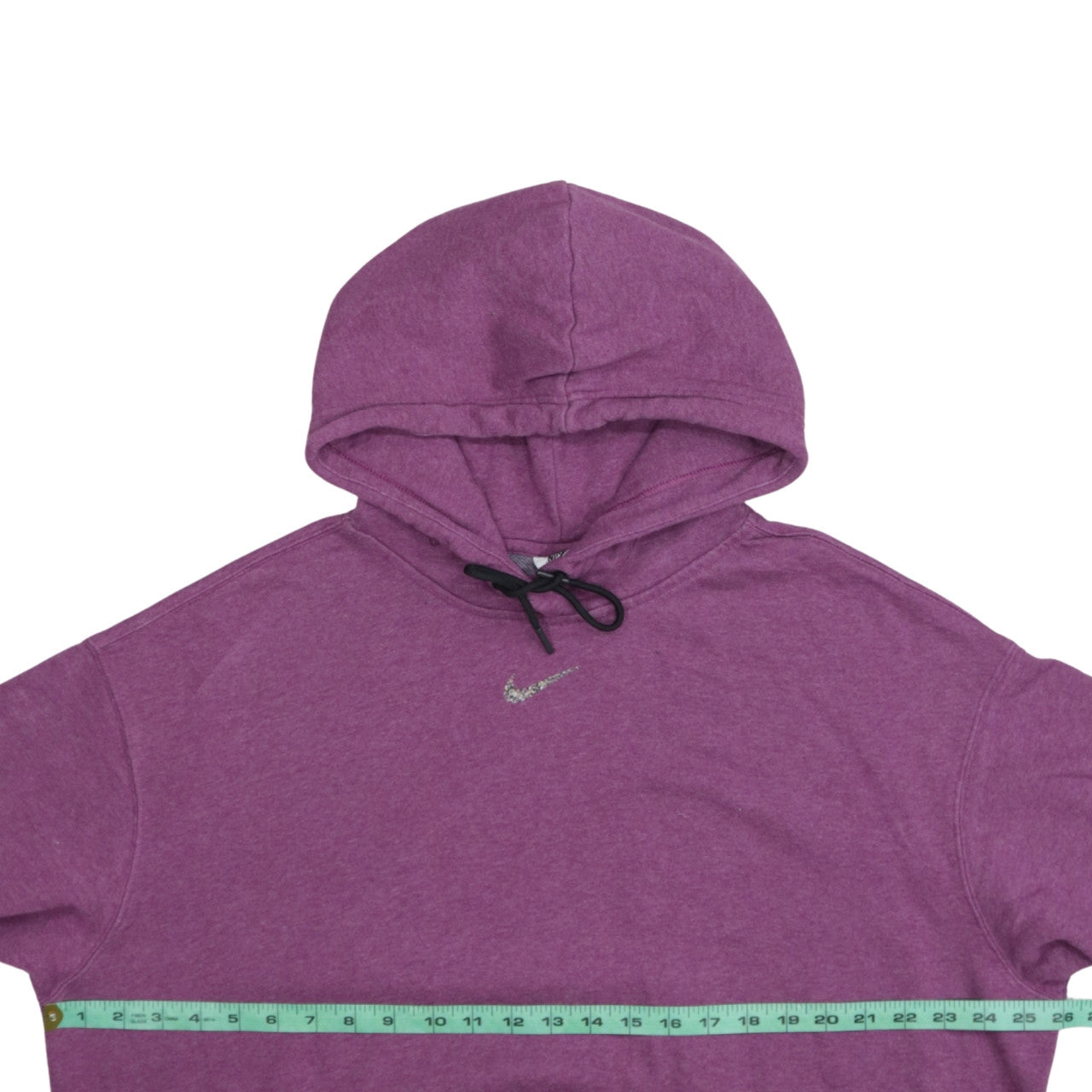 Nike Women's Purple Pullover Hoodie Medium Cotton Blend