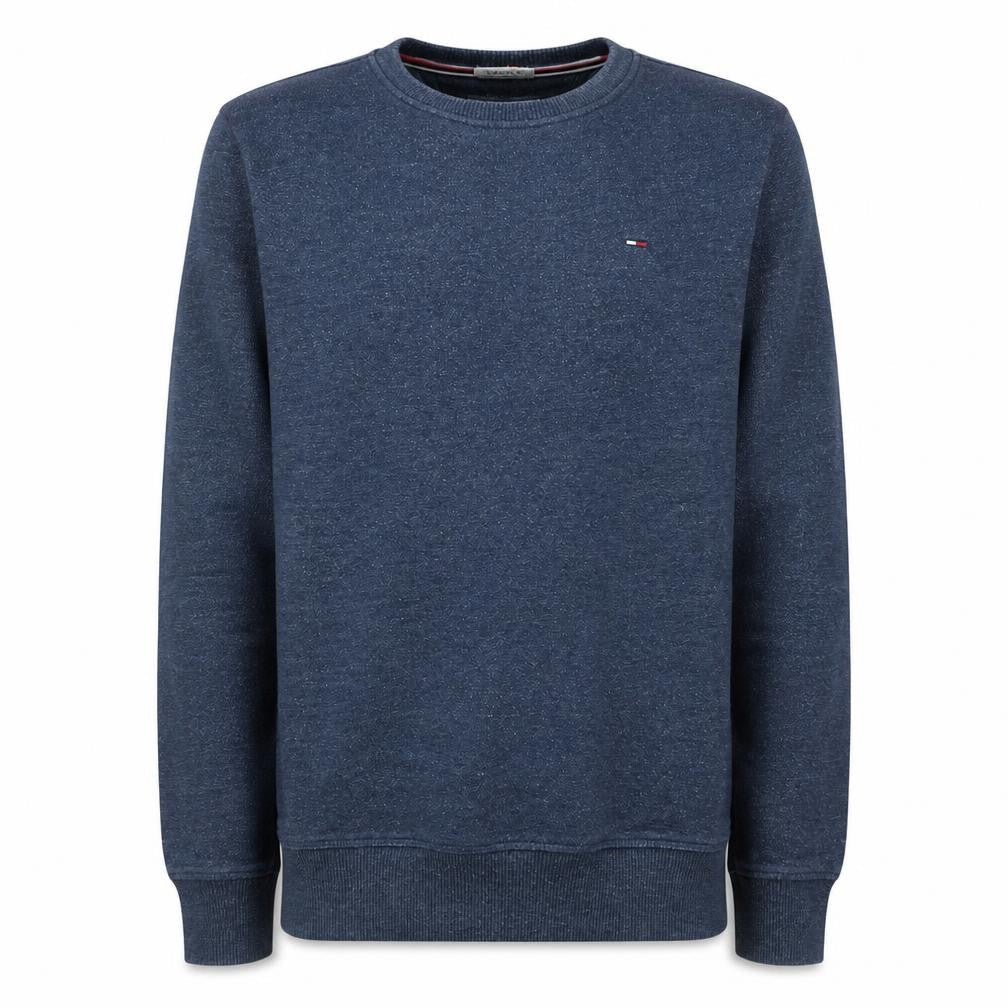 Tommy Jeans Men Blue Regular Fit Crew Neck Sweatshirt M