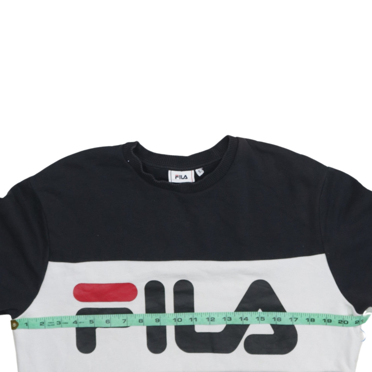 Fila Men's Multicoloured Crew Neck Logo Sweatshirt Size S