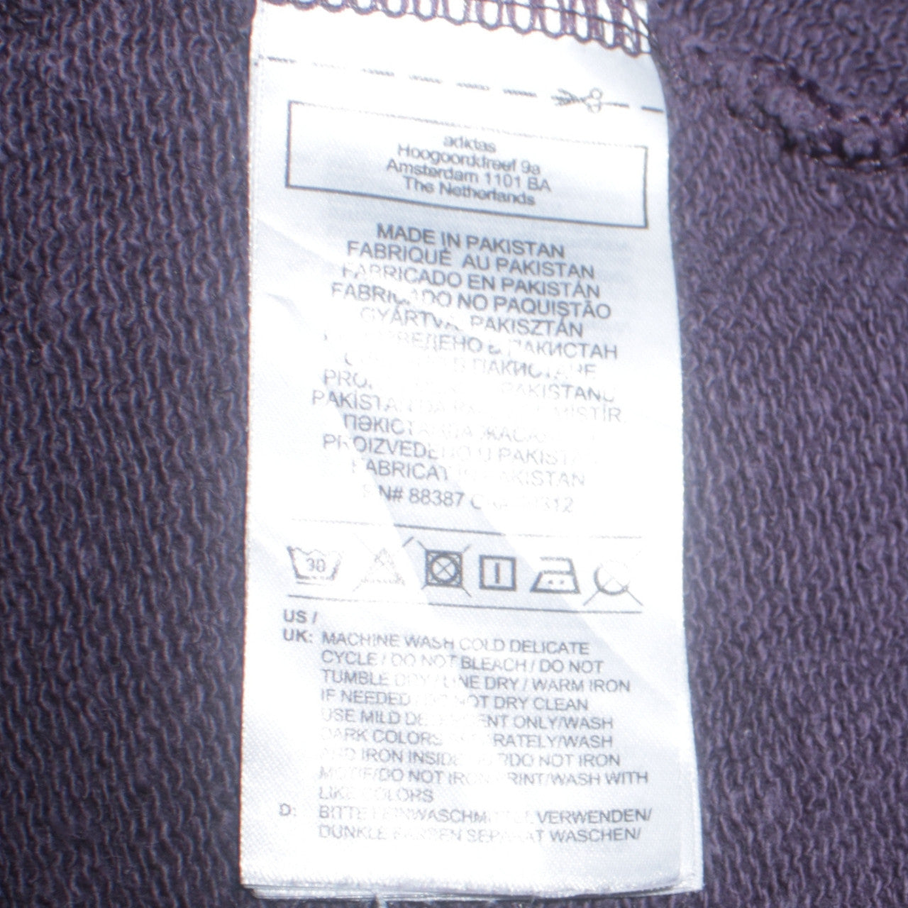 Adidas Womens Black Size 10 Pullover Hoodie Sweatshirt