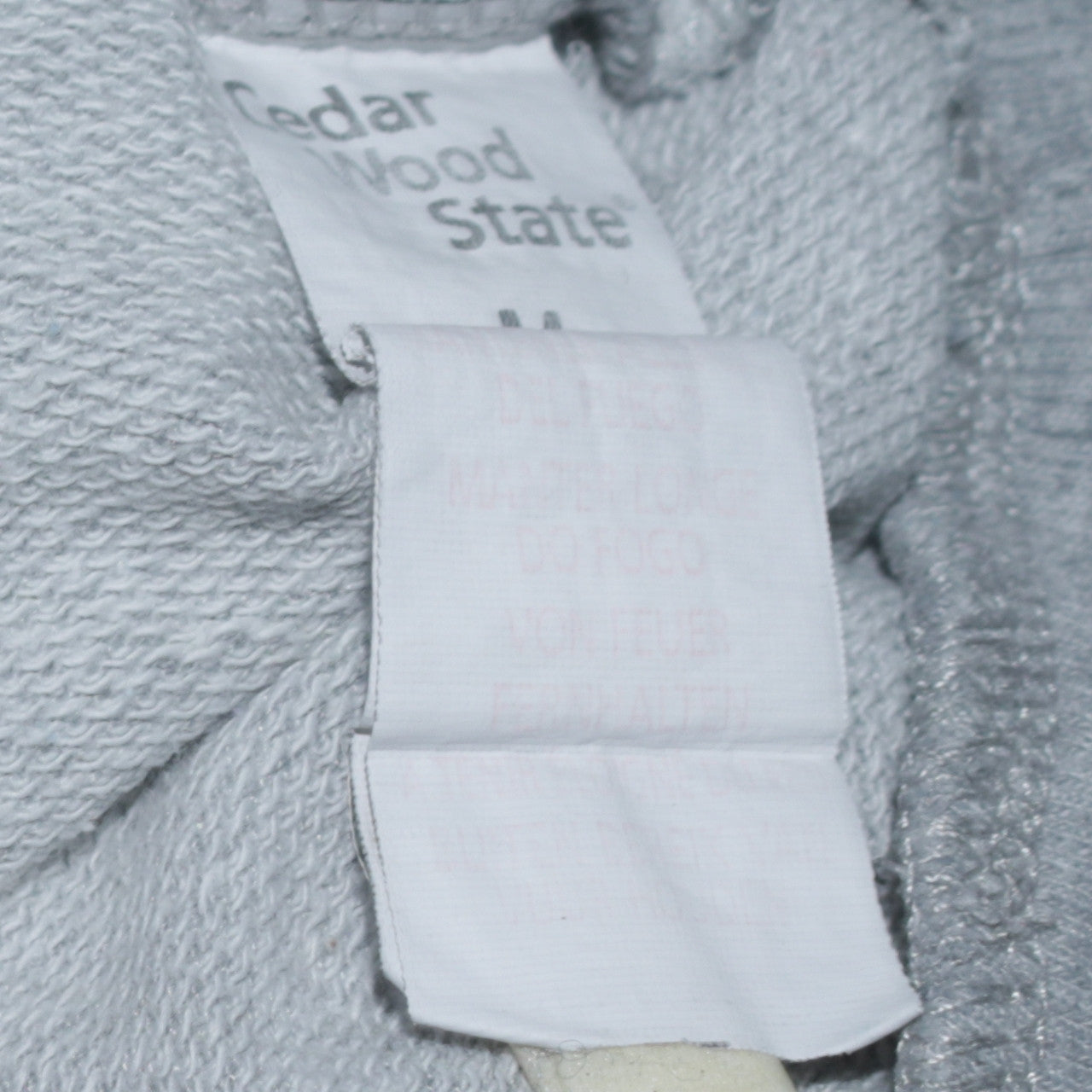 Cedar Wood State Men's Grey Pepsi Logo Sweatshirt Size M Regular Fit