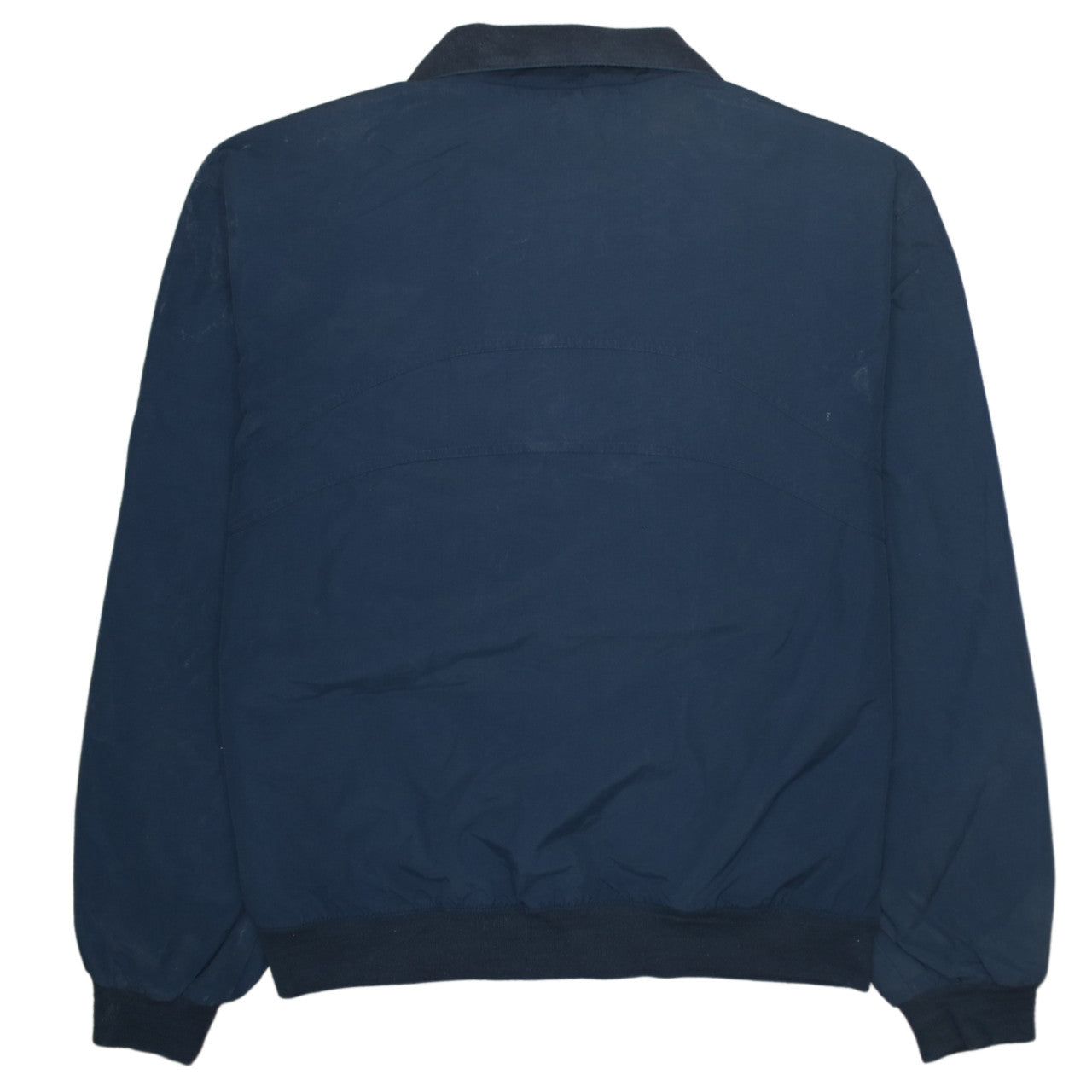 Helly Hansen Men's Blue Nylon Bomber Jacket L Windproof Full Zip