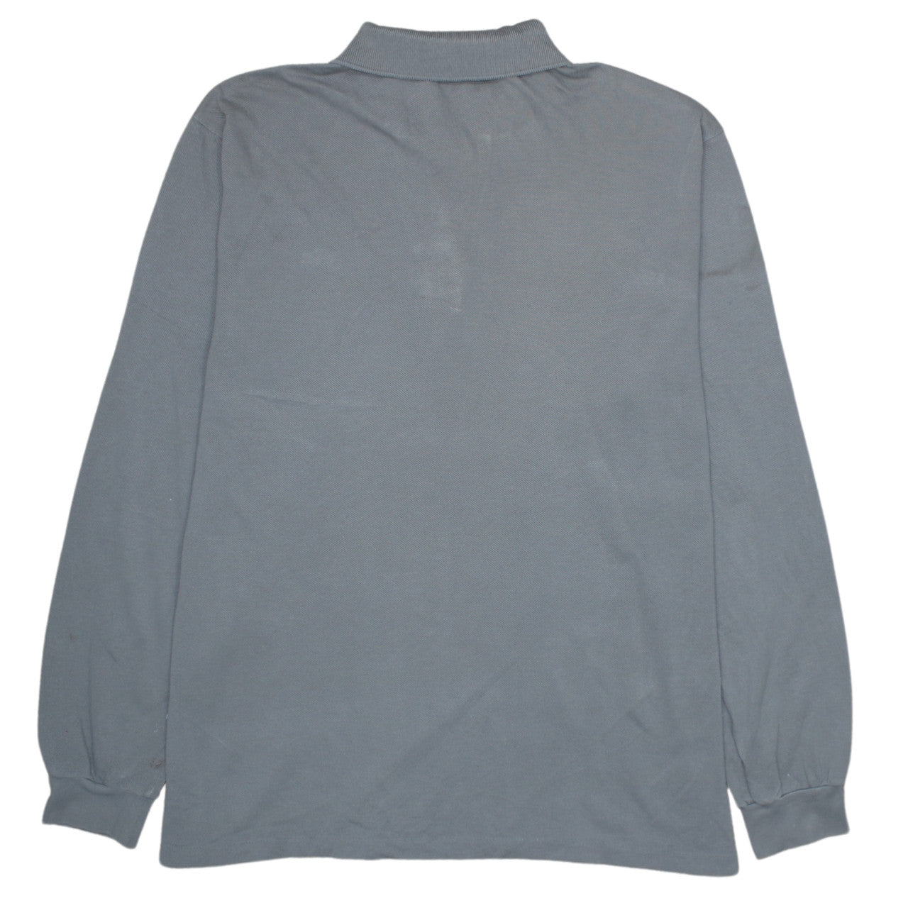Lacoste Men's Grey Long Sleeve Cotton Polo Shirt Size L
