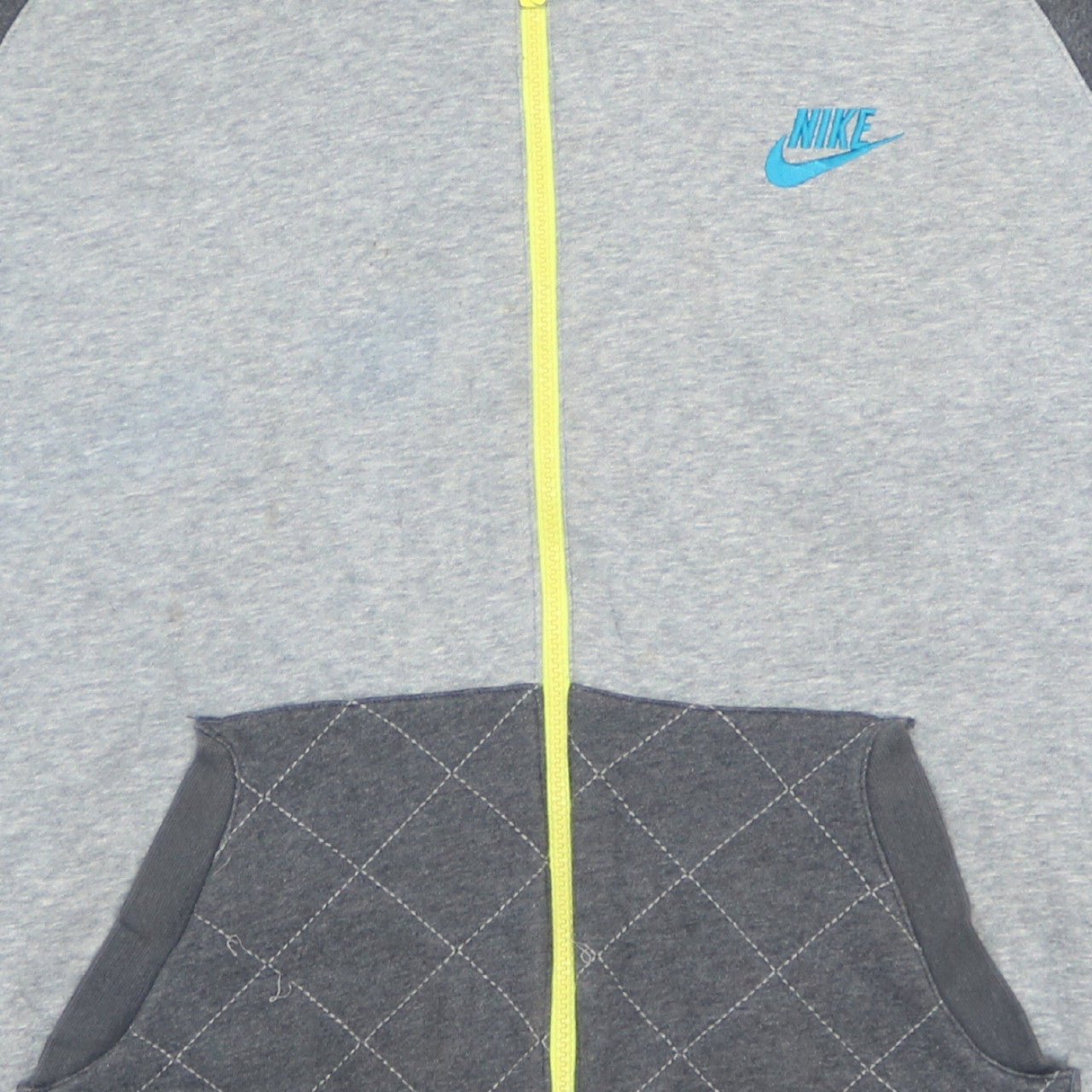 Nike Boys Grey Full Zip Hoodie XL 13-15 Years Sportswear Style