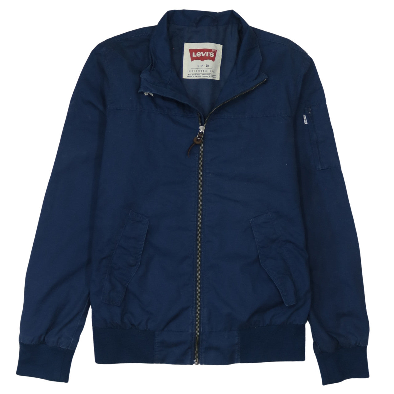 Levi's Men's Blue Small Bomber Jacket Lightweight Full Zip
