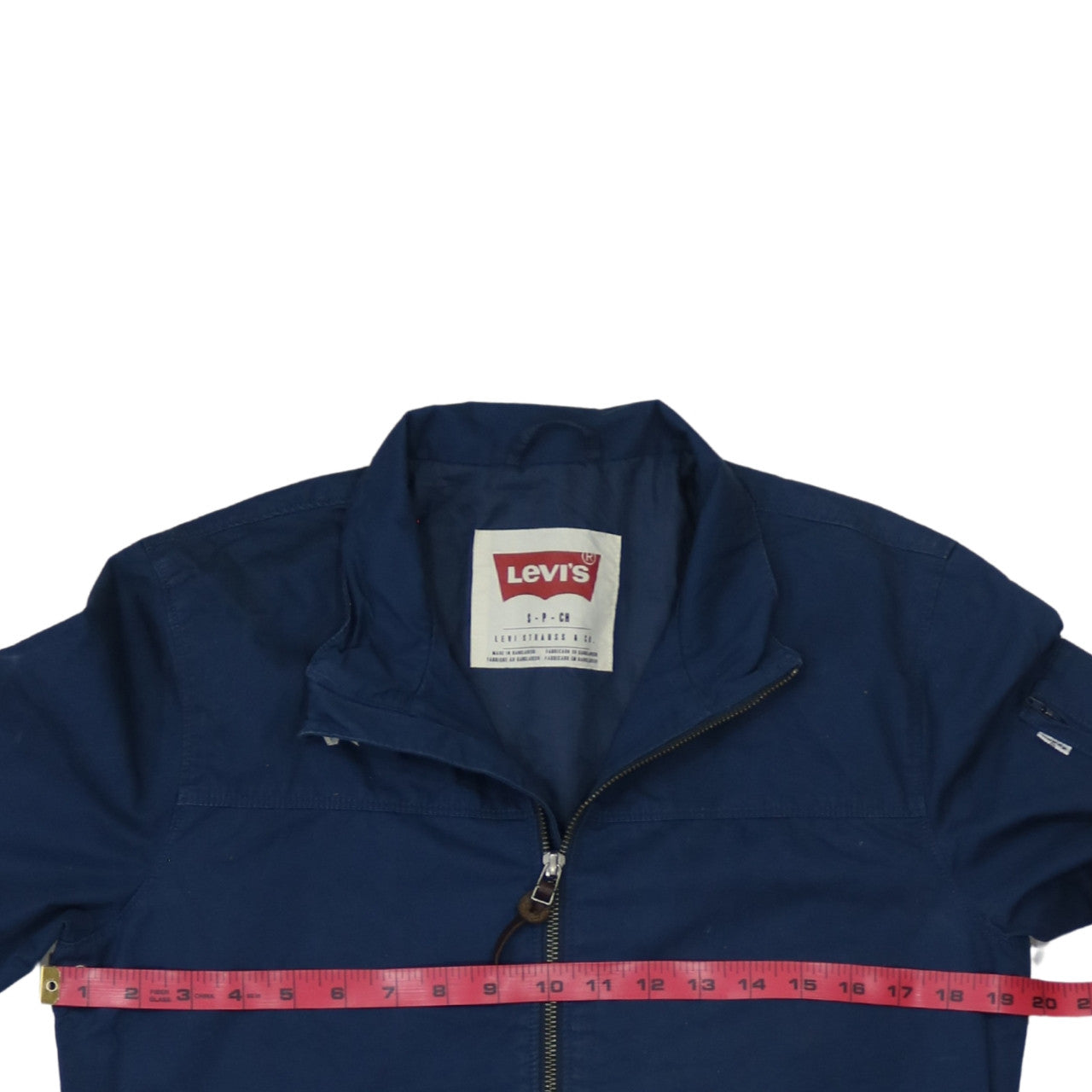 Levi's Men's Blue Small Bomber Jacket Lightweight Full Zip