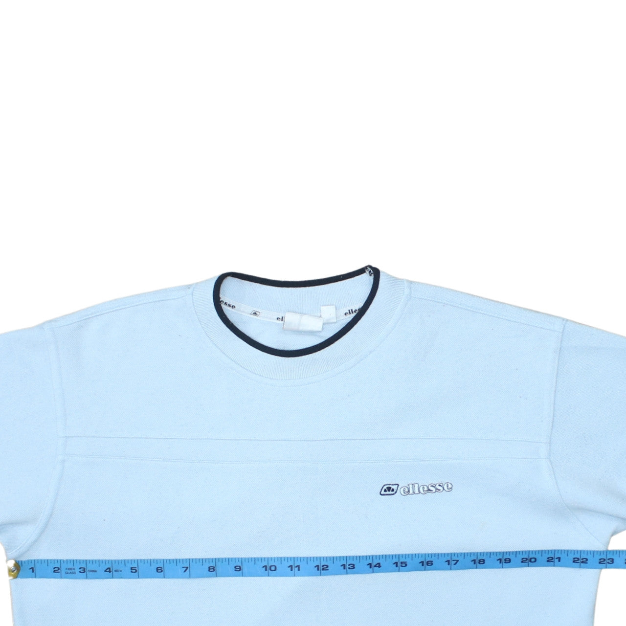 Ellesse Women Blue Crew Neck Pullover Sweatshirt Size 14