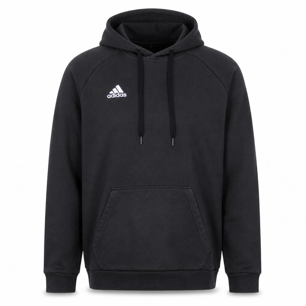 Adidas Men's Black Pullover Hoodie Size M Regular Fit Sportswear